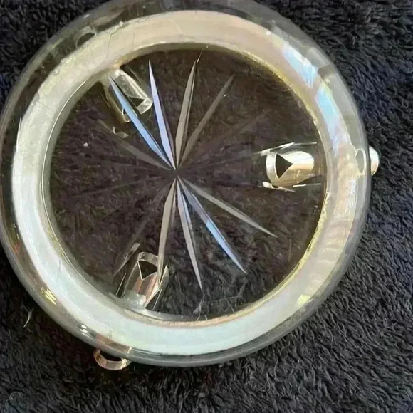 Vintage Cut  glass Cigar Ashtray - Picture 5 of 6